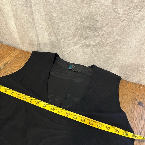 FORMES PARIS Daniel Bourdon vintage Black Sleeveless  tunic size 44 - Picture 3 of 8